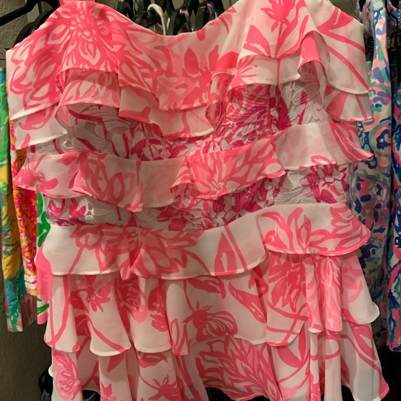 Lilly Pulitzer Olive Top Resort White Caliente 00 - Picture 7 of 11